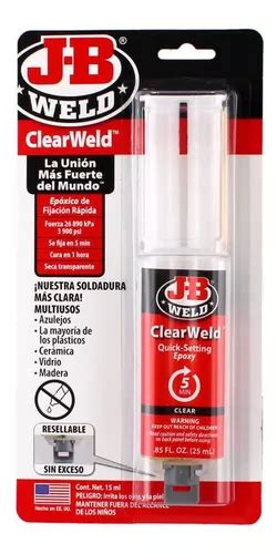 Sellador Epoxico Clearweld Jb Weld Ml