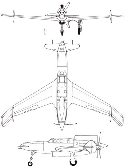 Somehow The Xp 55 Ascender S Freakish Design Actually Worked World War Wings