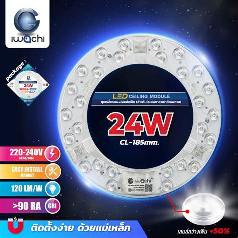 แผงไฟแม่เหล็ก IWC-CEILING-MODULE-CL-185mm-24W -CEILING-MODULE-CL-225mm ...
