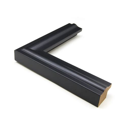 Inch Wide Black Picture Frame Moulding In Lengths Blk M