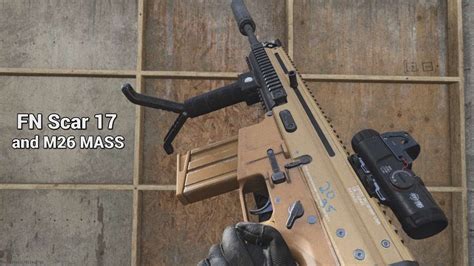 Tacticool Fn Scar H And M Mass Underbarrel Shotgun In Modern Warfare