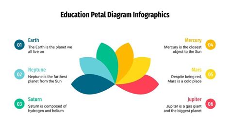 Education Petal Diagram Infographics | Google Slides & PPT