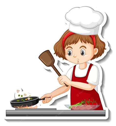 Png Clipart Source Lady Cooking Chef Clip Art Transparent PNG Clip