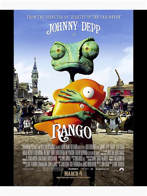 "Movie Poster Merchandise Rango" Poster for Sale by elmafuentesz ...