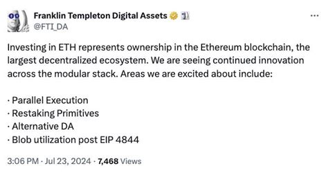 Franklin Templeton Eyes Solana Etf After Ethereum Success — Tradingview