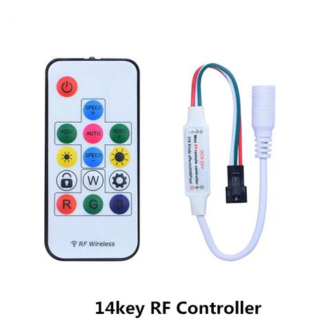 Dc V Droom Kleur Ir Rf Led Pixel Rgb Controller Vicedeal