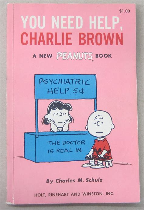 You Need Help Charlie Brown A New Peanuts Book By Charles M Schulz