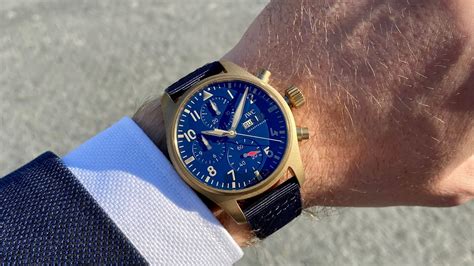 Iwc Pilot Chronograph Mm Bronze Youtube