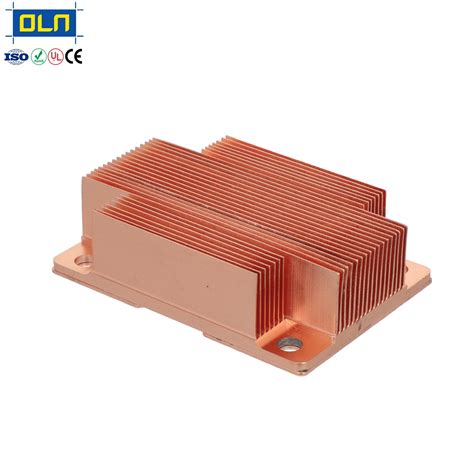 Factory Customized Copper Heatsink W W W Skiving Fin Heat Sink