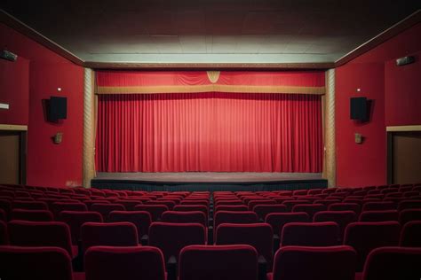 Movie theater 1950s-1970s auditorium stage | Free Photo - rawpixel