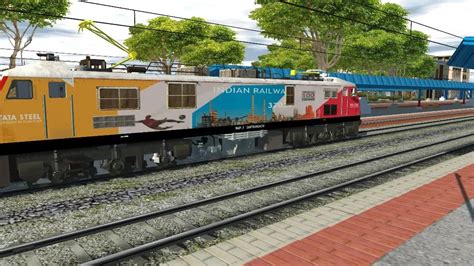 WAP7 TataSteel Liveries for Indian Railway Train Simulator - TeamFlyer : Play with your own livery