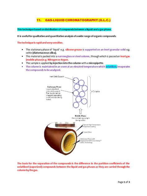 Gas Liquid Chromatography | PDF | Gas Chromatography | Chromatography