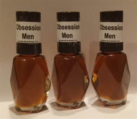 Obsession Type Body Oil Bold Seductive Scent For Men Combination Of