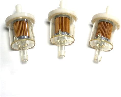 HURI 3pcs Fuel Filter For Briggs Stratton 691035 493629 695666 John