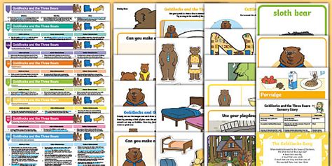 EYFS Goldilocks And The Three Bears Planning And Continuous Provision Pack