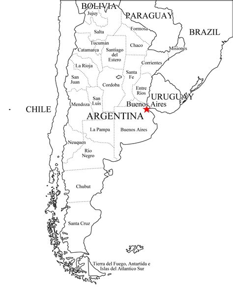Mapa polÃ­tico de argentina para imprimir mapa de provincias de