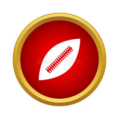 Rugby Ball Icon Outline Style Stock Illustrations 1 074 Rugby Ball