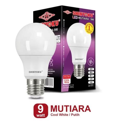 Jual Lampu Led Mutiara 9w Shinyoku Garansi Resmi 1 Tahun Led