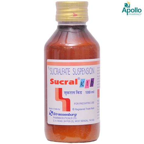 Sucral Kid Suspension Uses Side Effects Price Apollo Pharmacy