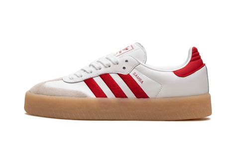 Adidas SAMBAE WMNS White Red Stadium Goods