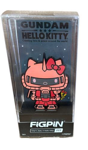 Figpin Gundam Hello Kitty Chars Zaku Ii 777 [new Toy] Pin Collectible