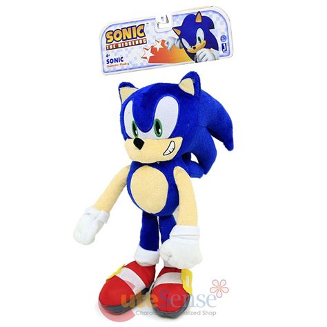 Sega Sonic The Hedgehog Plush Doll Large Soft Stuffed Toy Jazwares Blue Sonic