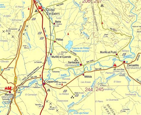 Actualizados los mapas topográficos de Navarra a pequeña escala