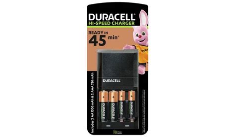 Buy Duracell 45 Minutes Battery Charger With 2 Aa And 2 Aaa Battery