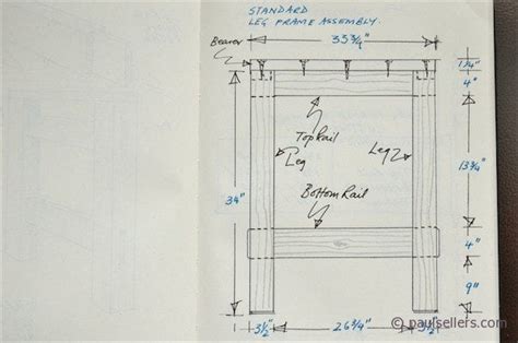 How To Build A Workbench Drawings And Measurments Part7 Paul