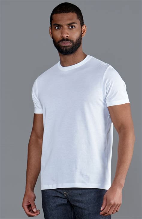 Mens Fitted Supima Cotton T Shirt Paul James Knitwear