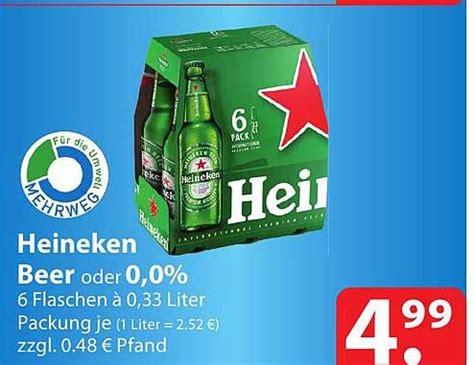 Heineken Beer Oder 0 0 Angebot Bei Famila 1Prospekte De