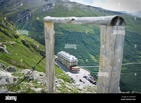 Hotel Belvedere at Furka Pass 2436 m. Furkapass featured in the James ...