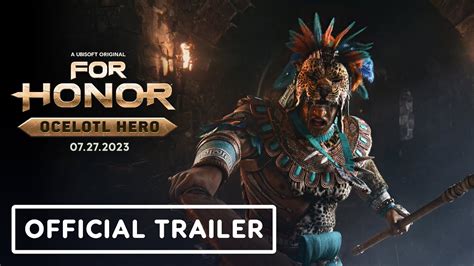 For Honor Official Ocelotl Hero Reveal Trailer Youtube