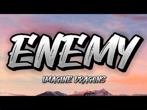 Imagine Dragons X J I D Enemy Youtube