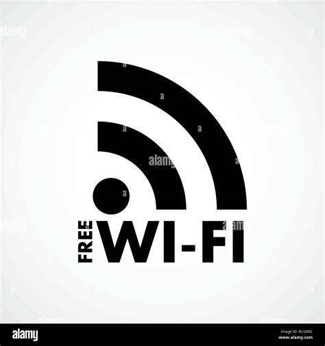 Free Wifi Icon In Flat Design Vector Illustration Black Wifi Icon On