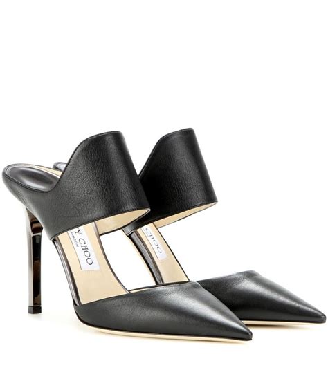 Jimmy Choo Mules En Cuir Duty L Gantes Et Tr S F Minines Les