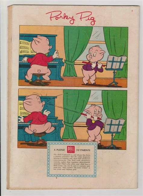 Porky Pig Vg Dell Comics Comic Books Silver Age Dell