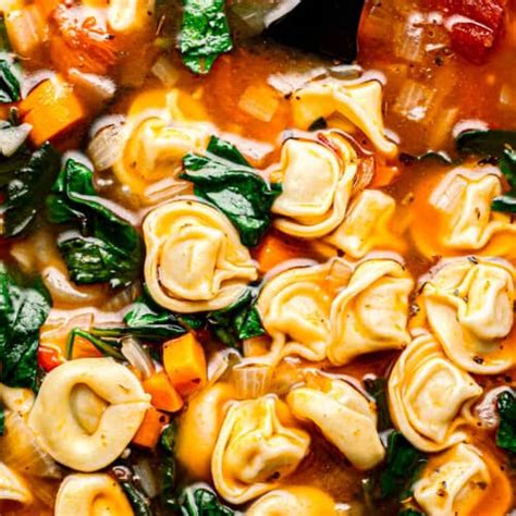 Cheese Tortellini Soup - Posh Journal