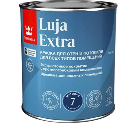 Купить краска экстра-стойкая luja extra а мат 0,9л в интернет-магазине ...