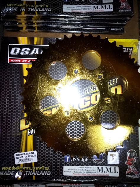 Rouser Ns Rear Engine Sprocket Gold Made In Thailand Lazada Ph