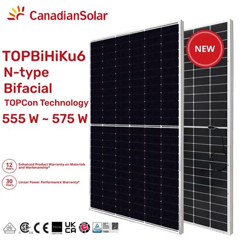 Canadian Solar N Type 575 Wp Bifacial The Newest Aaemec