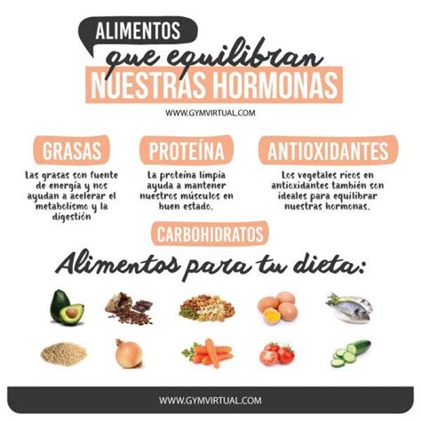 ALIMENTOS QUE EQUILIBRAN NUESTRAS HORMONAS | GYM VIRTUAL