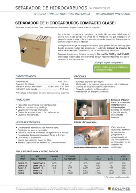 PDF SEPARADOR DE HIDROCARBUROS COMPACTO CLASE