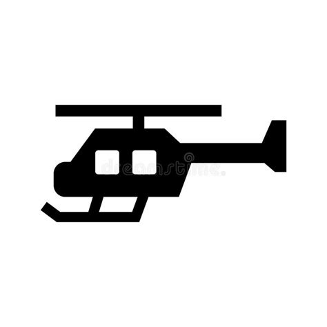 Helicopter Icon Or Logo Isolated Sign Symbol Vector Illustration Stock