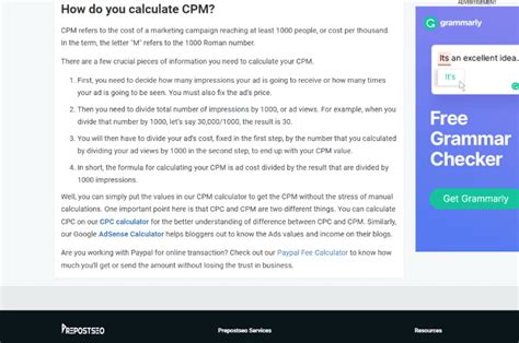 Como Calcular Cpm Calculadora De Cpm Experimente A Emo O Do Jogo