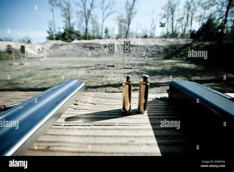 At the firing range Stock Photo - Alamy