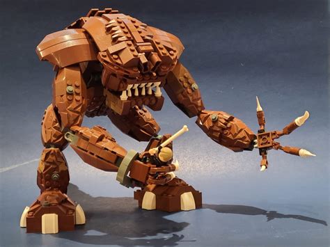 LEGO fan created brick-built Star Wars Rancor