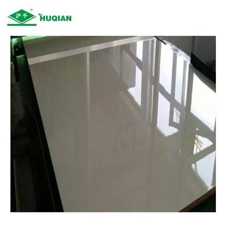 Uv White Melamine High Gloss Mdf Board Plain Mdf And Medium Density Mdf