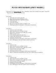 Understanding Plate Boundaries And Their Effects On Crust A Course Hero