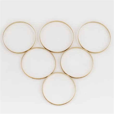 Sex Stycken Armringar K Guld Bukowskis